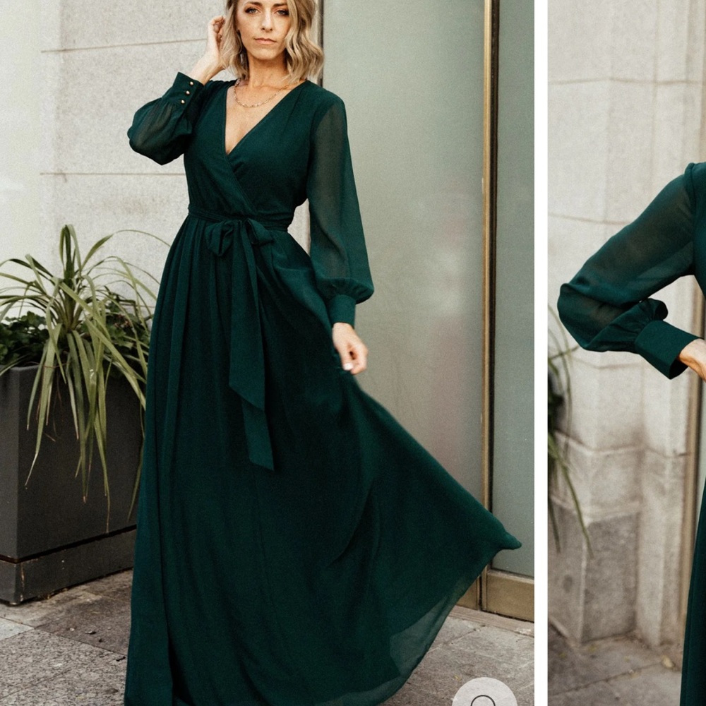 NWT Baltic Born Lydia maxi dress in hunter green